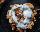 A picture of step 10 of Arbi Took chaat.