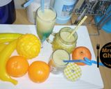 A picture of step 3 of Royal tropical smoothie.