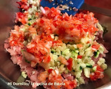 Foto del paso 3 de la receta: Hamburguesas de pollo, calabacín y maíz.  Bien Sanas