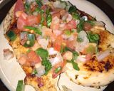 A picture of step 3 of Homemade Pico De Gallo over Chicken.