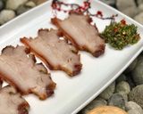 Hình bước làm 5 của món Thịt Ba Rọi Một Nắng Nướng Chấm Chẩm Chéo