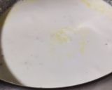 A picture of step 1 of Kesariya Shahi tukda.