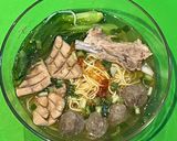 Hình bước làm 5 của món Mì Cật Bò Viên