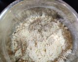 A picture of step 1 of Sattu laddoo.