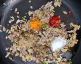 A picture of step 2 of Aloo Methi Tikki Burger.