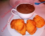 A picture of step 2 of Chocolate wheat pap.