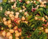 Foto del paso 4 de la receta Ensalada templada de garbanzos y kale
