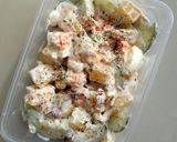 Gambar langkah 5 resipi Salad Sejuk Telur, Kentang & Timun.