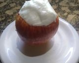 Foto del paso 3 de la receta: Manzanas al horno con corazón de merengue bañadas en jalea