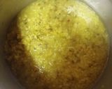 A picture of step 3 of Dal baati in appe pan.