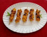 A picture of step 17 of Chicken tandoori tikka boti in frying pan.