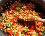 A picture of step 3 of Oats Khichadi.