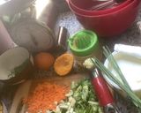 Une image de l'étape 1 de Cake 🌶️aux 🥒légumes 🥦🧄🥬d’été sauce 🥣au yaourt grec 🌱.