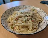 Foto del paso 7 de la receta: Tallarines con gambones y espárragos trigueros