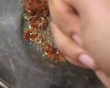 A picture of step 1 of Paneer tikka sandwich.