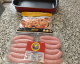 Foto del paso 1 de la receta: Longanizas de pollo fresca con pisto Exprés