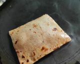 A picture of step 5 of Ajwaini/carrom seeds paratha.