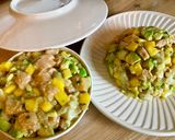 Une image de l'étape 6 de Tartare de saumon, noix de saint Jacques, mangue et avocat.