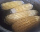 A picture of step 2 of Butter Fried Corn.