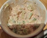 A picture of step 3 of Festive appetizer: Fish and avocado cocktail.