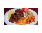 A picture of step 13 of Beef steaks platter.