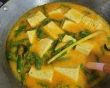 Foto langkah ke 4 dari resep Sayur buncis tahu kuah santan pedas.