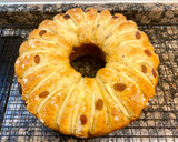 Foto del paso 15 de la receta: Roscón de manzana y pasas