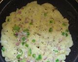 A picture of step 2 of Egg chapati.