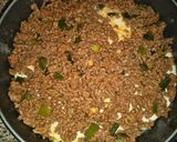 A picture of step 3 of Beef mince stack.