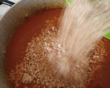 A picture of step 2 of Shuwaka/Bitterleaf and groundnut soup.