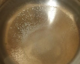 A picture of step 1 of Black and "white" spaghetti.