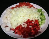 Foto del paso 5 de la receta: Guiso de alubias, careta con castañas y brócoli - vegano