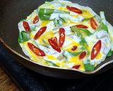 Foto langkah ke 8 dari resep Pajeon (Korean Scallion pancake).