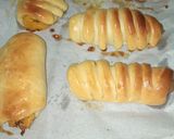 Foto langkah ke 5 dari resep Aneka Roti (isi🍌, sosis, coklat n keju).