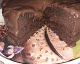 A picture of step 8 of Devil's Food Cake #homebaking.