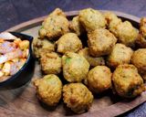 A picture of step 8 of Dal vada.