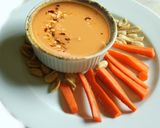 A picture of step 4 of Creamy Peanut Butter Ginger Sauce.