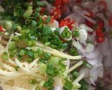 รูปขั้นตอนการทำที่ 1 ของ "ยำแหนมสด" 🐖🌶😋Spicy Sour Pork Salad