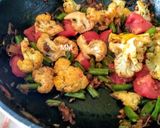 A picture of step 7 of Vegetable Pulao.