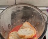 A picture of step 2 of Salmorejo Cordobés.