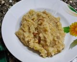 A picture of step 6 of Banana halwa.