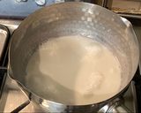 A picture of step 8 of Thai mango sticky rice (khao niaow ma muang - ข้าวเหนียวมะม่วง).