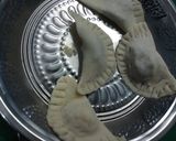 A picture of step 2 of Chandrakala sweet- Diwali special.