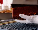A picture of step 11 of Moist and Rich! Caramel Banana Cake.