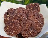 Foto langkah ke 5 dari resep 5.Oat chocolate cookies🍪💕 (Teflon + Takaran sendok + No mixer).
