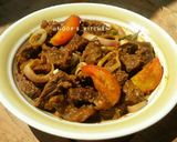 Foto langkah ke 8 dari resep Kambing Pedas Gongso #KitaBerbagi.
