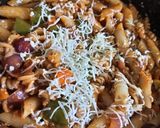 मिक्सड सॉस वेज पास्ता (Mixed Sauce veg Pasta recipe in Hindi) रेसिपी चरण 4 फोटो