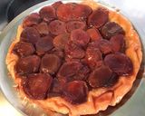 Une image de l'étape 7 de Tarte renversée aux pêches de vigne cœur de lemon curd.