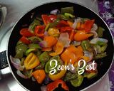 A picture of step 3 of Chicken Jalfrezi.