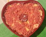 Foto del passaggio 5 della ricetta Cuore di mele con crumble rosa di mandorle 🍎🍋🍊🥧👩‍❤️‍👨🍾🥂💝